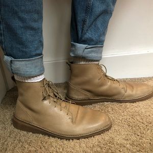 Tan leather Clark’s Boots
